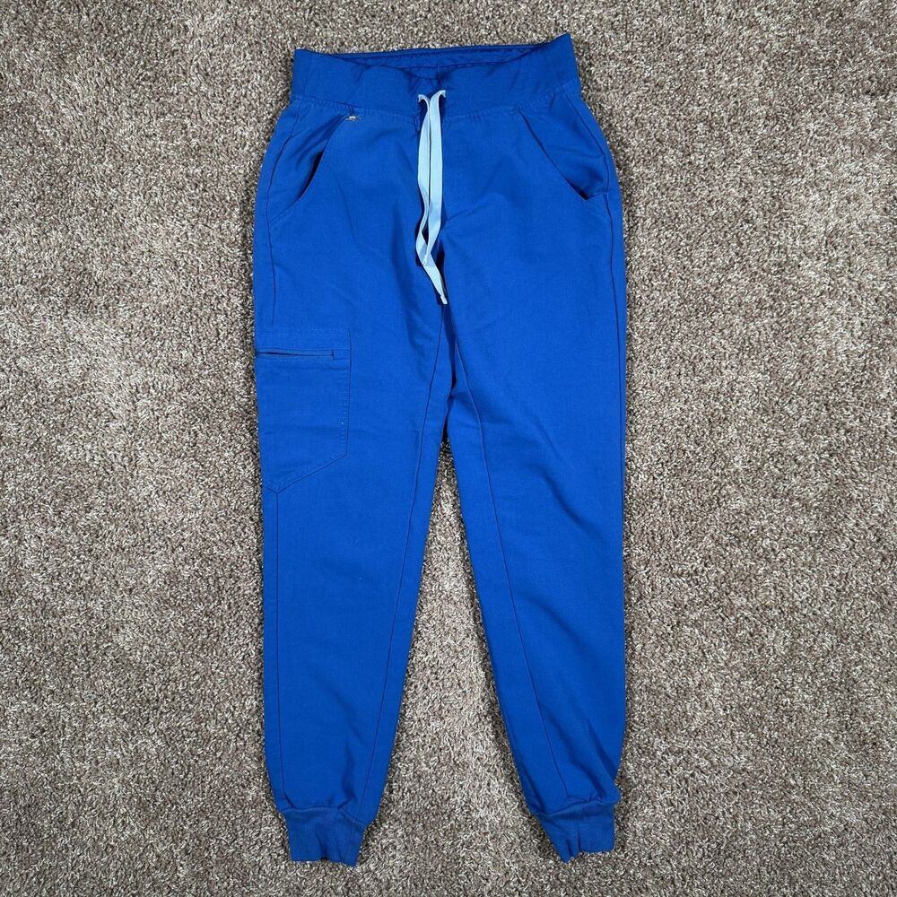 FIGS Technical Collection Jogger Pants Womens XXS Blue Zamora Scrub Medical